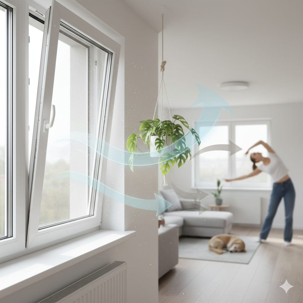 اهمیت تهویه مناسب در ساختمان و نقش پنجره‌ها در جریان هوای سالم