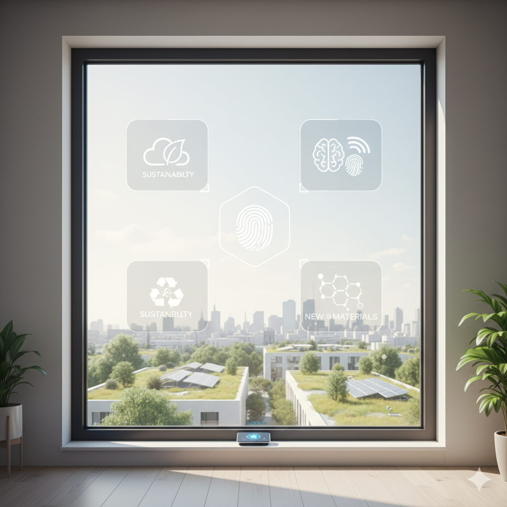 آینده درب و پنجره: هوشمندسازی، پایداری و متریال‌های نوین