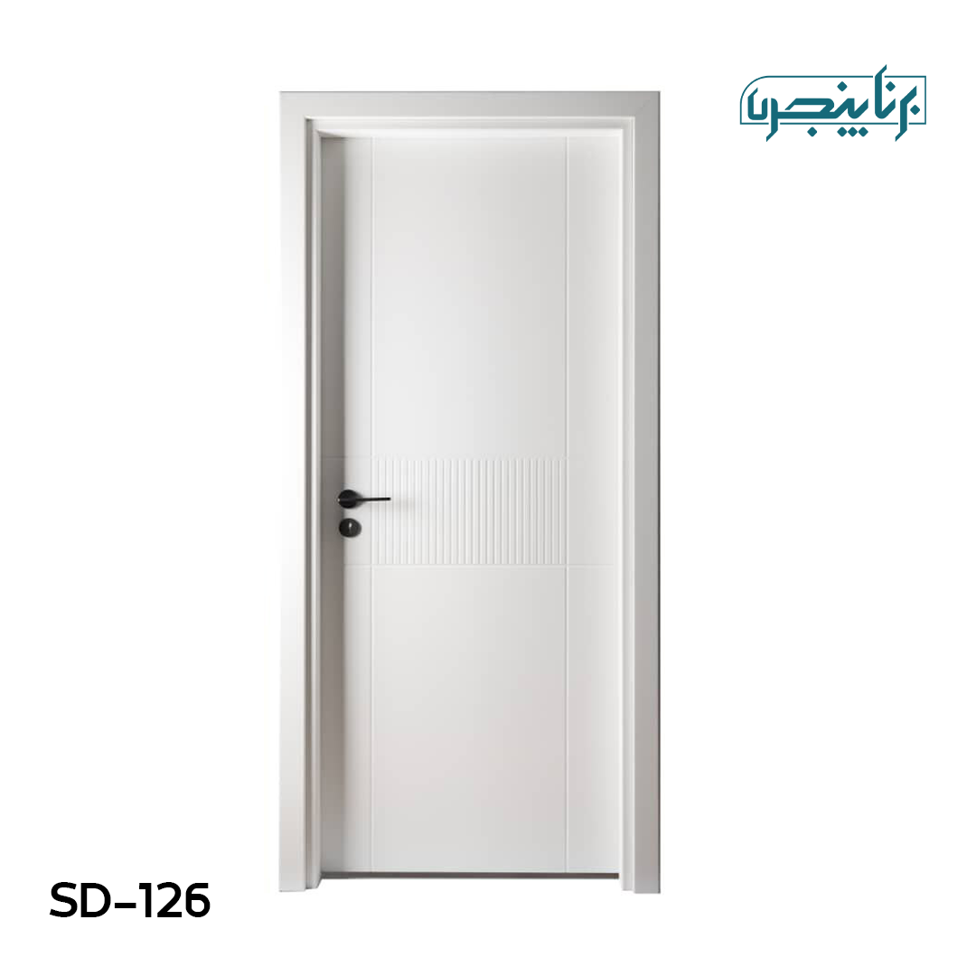 درب پلی وود سبزین درب مدل مدرن شیاردار SD-126