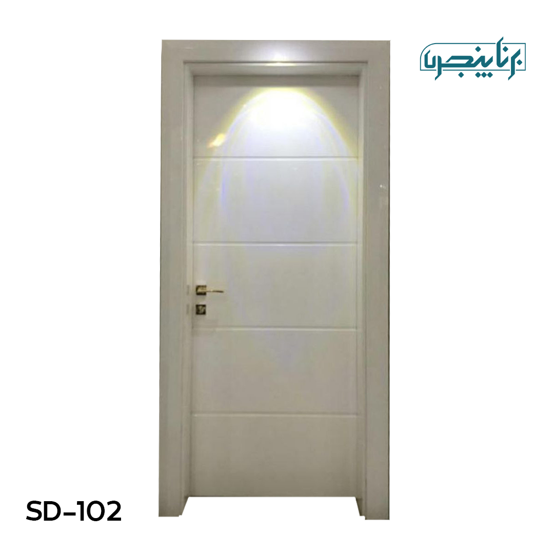 درب پلی وود سبزین در مدل خطی افقی S-102