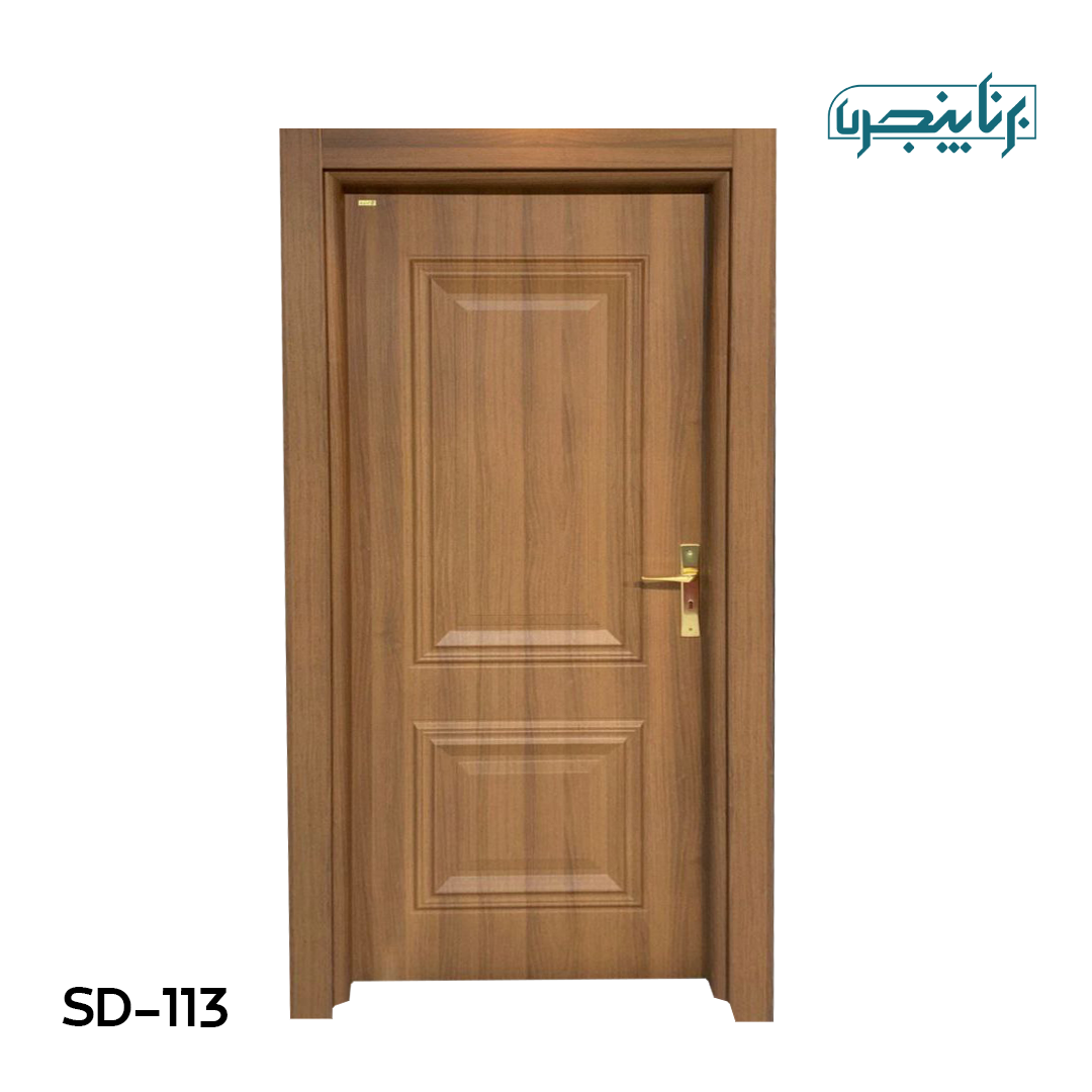 درب پلی وود سبزین درب مدل کلاسیک دو قاب SD-113
