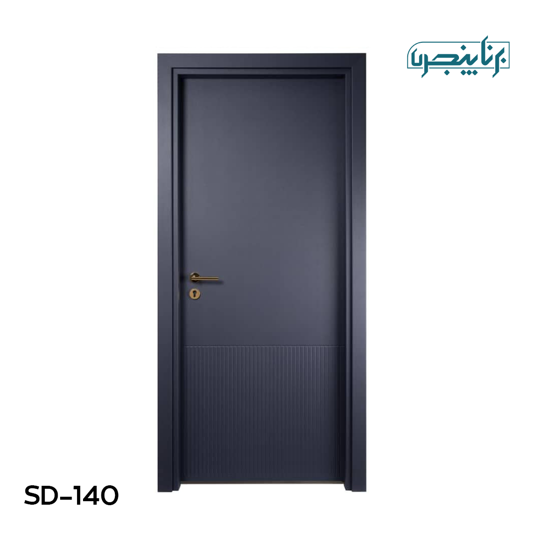 درب پلی وود سبزین درب مدل مدرن شیاردار SD-140