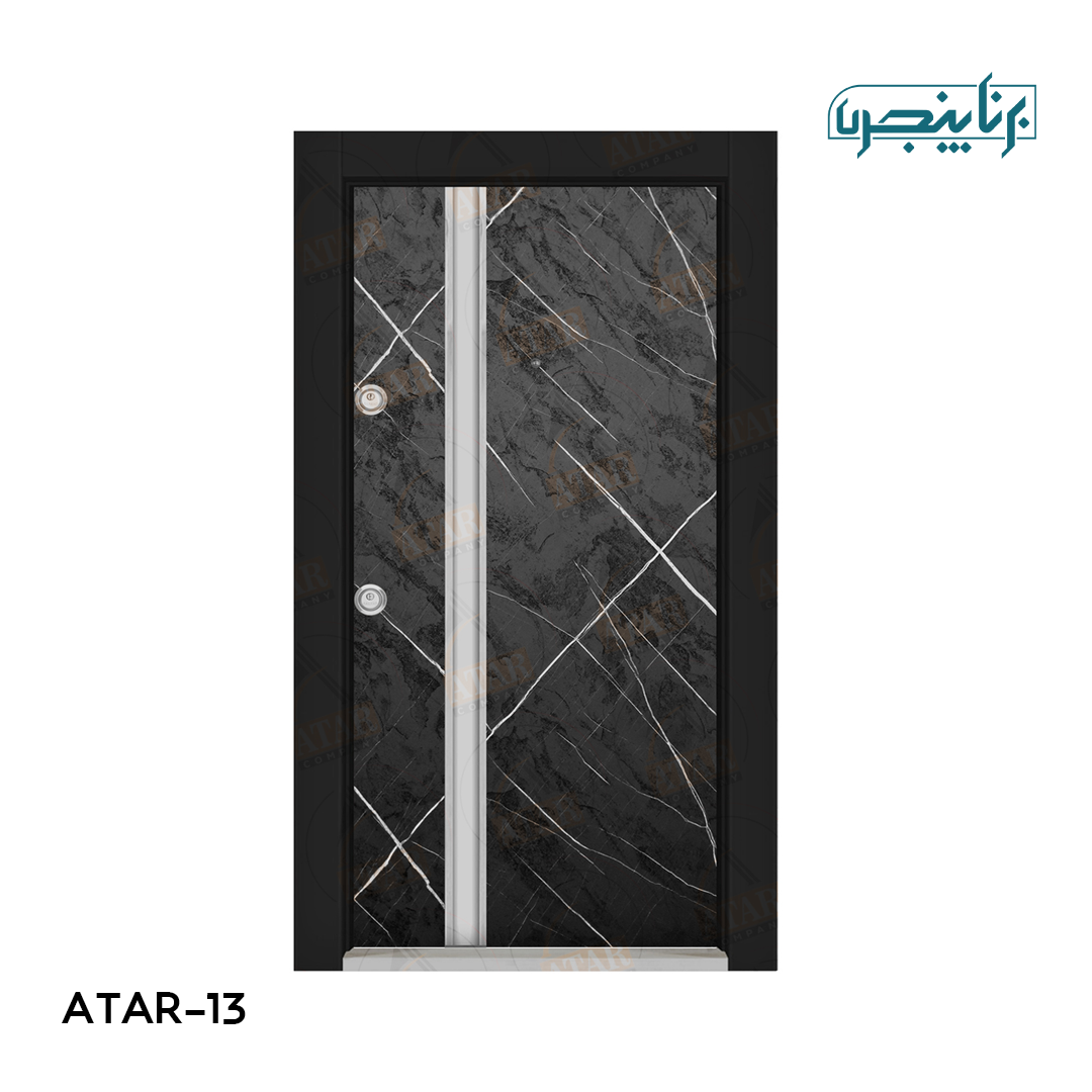 درب داخلی آتار درب مدل مدرن طرح سنگ AD-113
