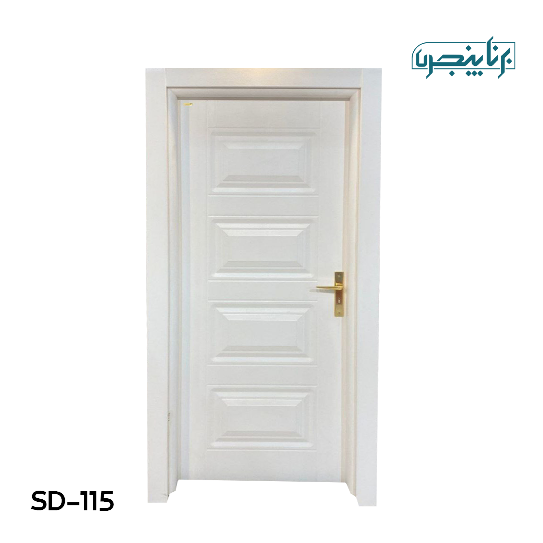 درب پلی وود سبزین درب مدل کلاسیک چهار قاب SD-115