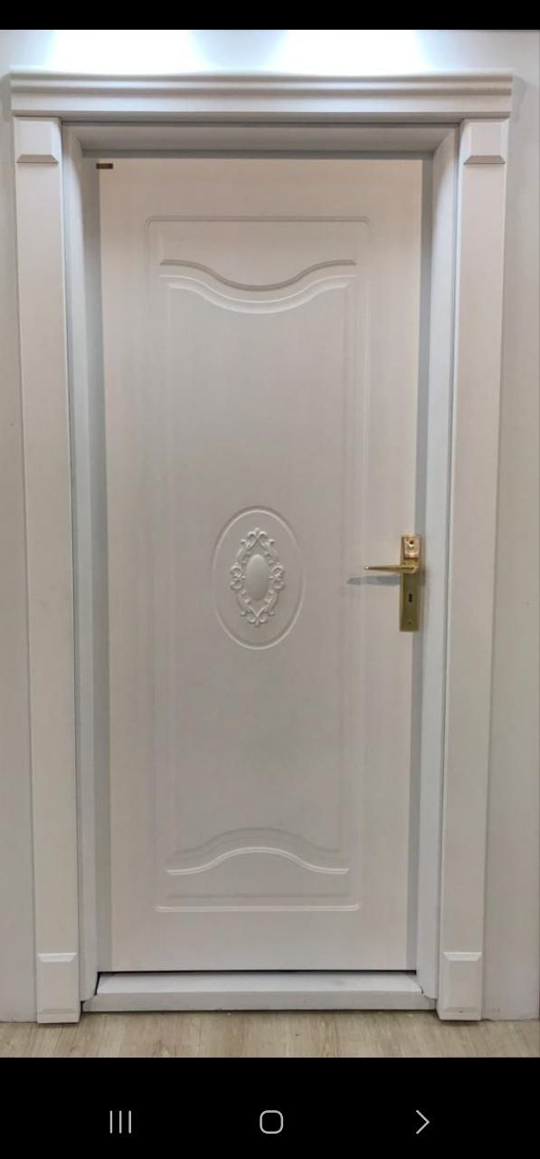 درب داخلی پلی وود سبزین در مدل کلاسیک S-103 رنگ سفید