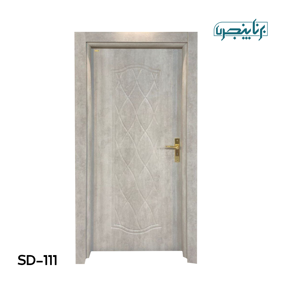 درب پلی وود سبزین در مدل بافت موجی S-111